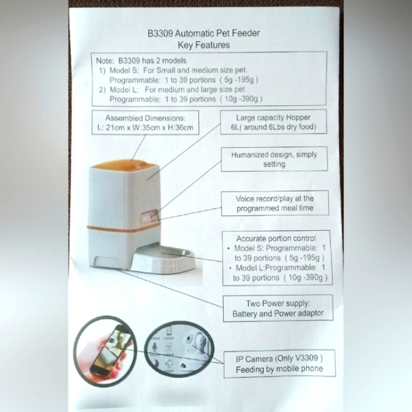 🎉 Host Pick 'Everything Pets Party' WestlinAutomatic Cat Feeder B3309 Model S - Picture 11 of 16